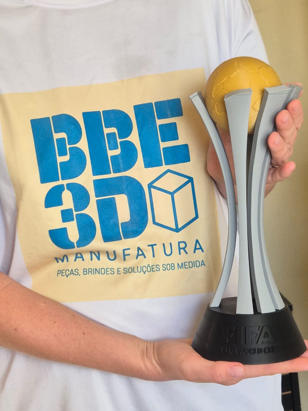Troféu temático em impressão 3D produzido pela BBE 3D